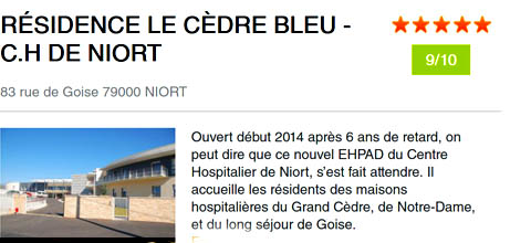 palmares EHPAD Niort